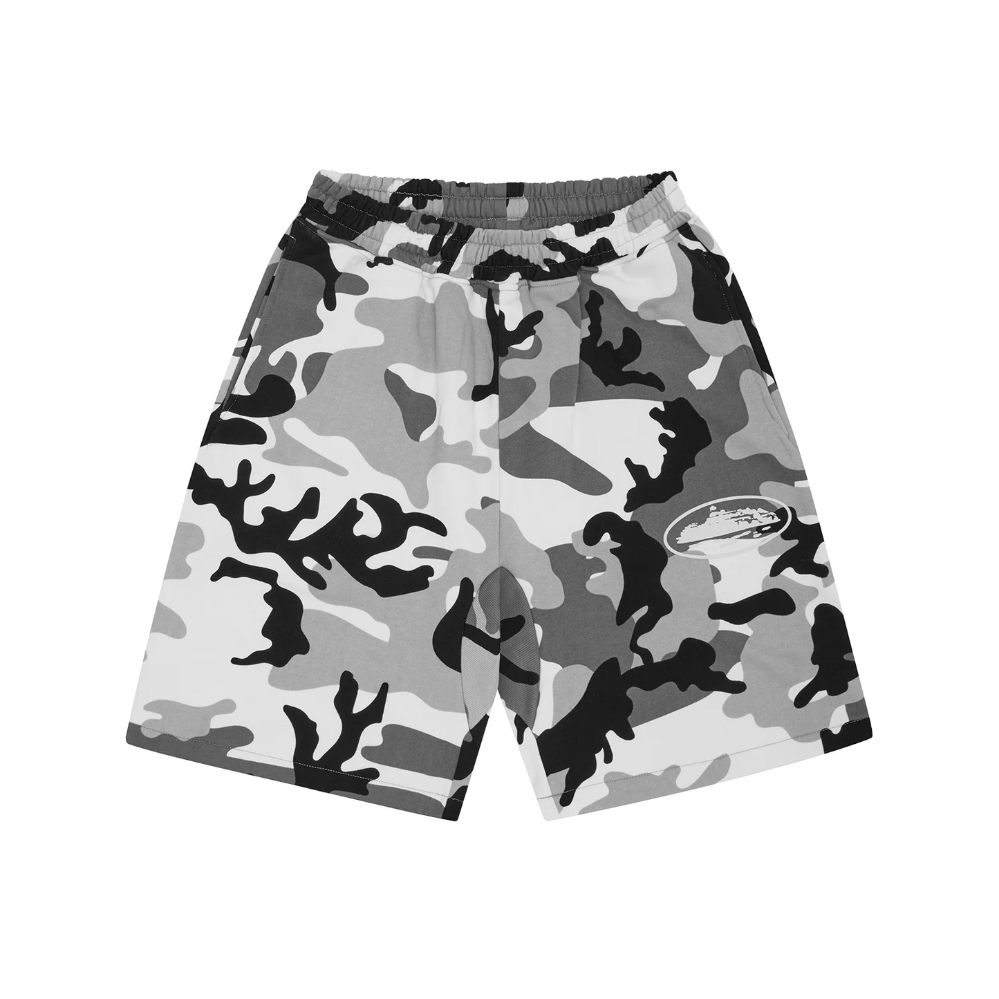 ISLAND PUFF PRINT SWEATSHORT