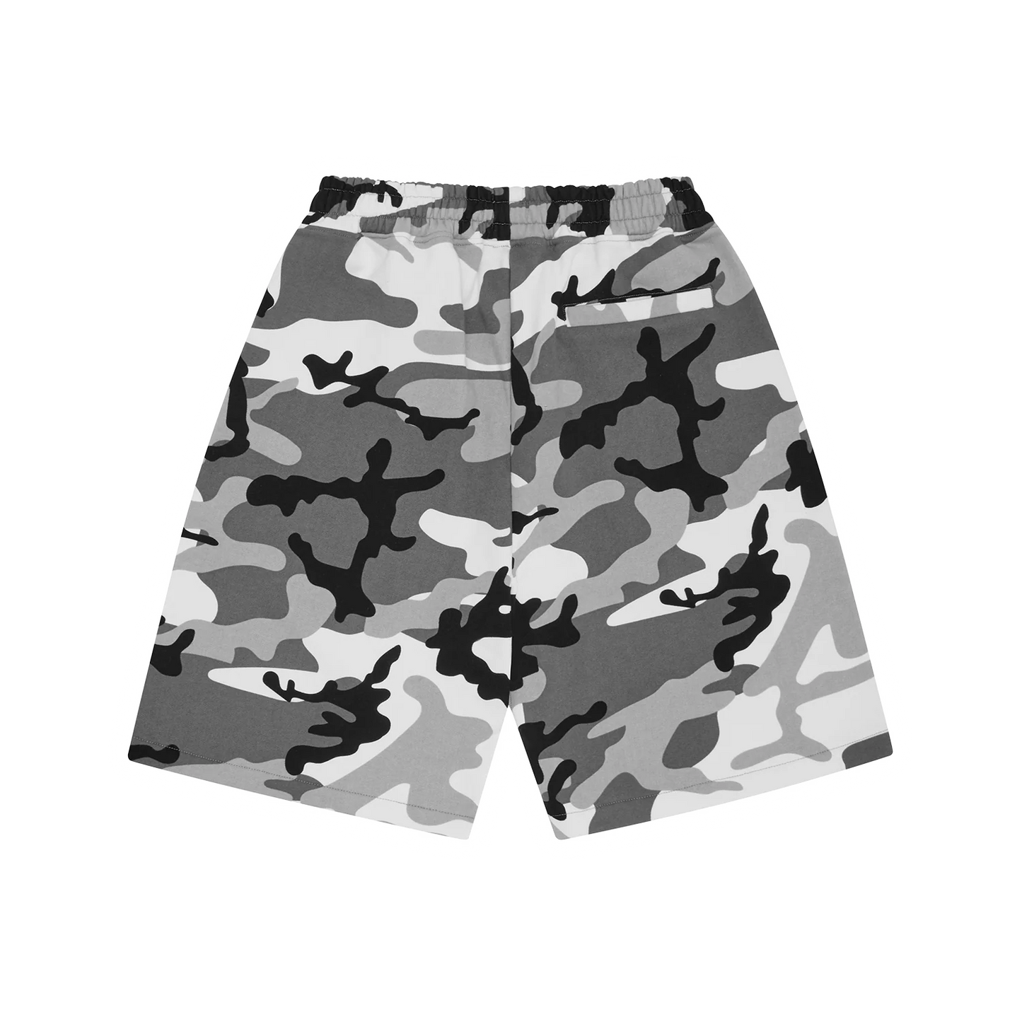 ISLAND PUFF PRINT SWEATSHORT