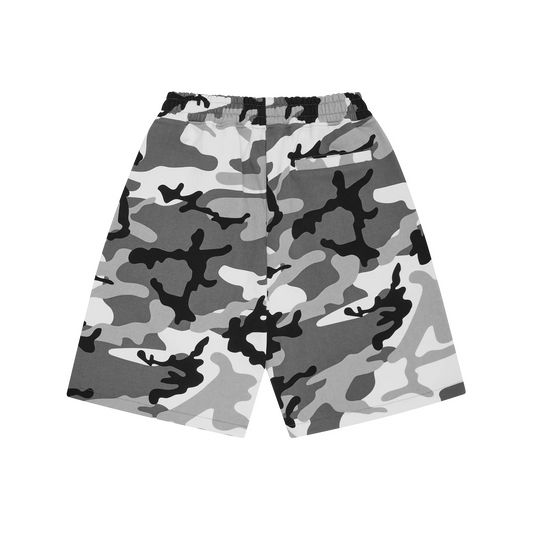 ISLAND PUFF PRINT SWEATSHORT