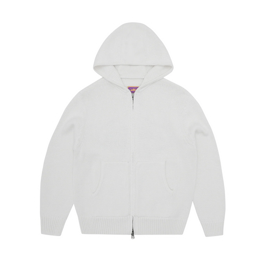 ALCATRAZ HEAVY KNIT ZIP HOODIE
