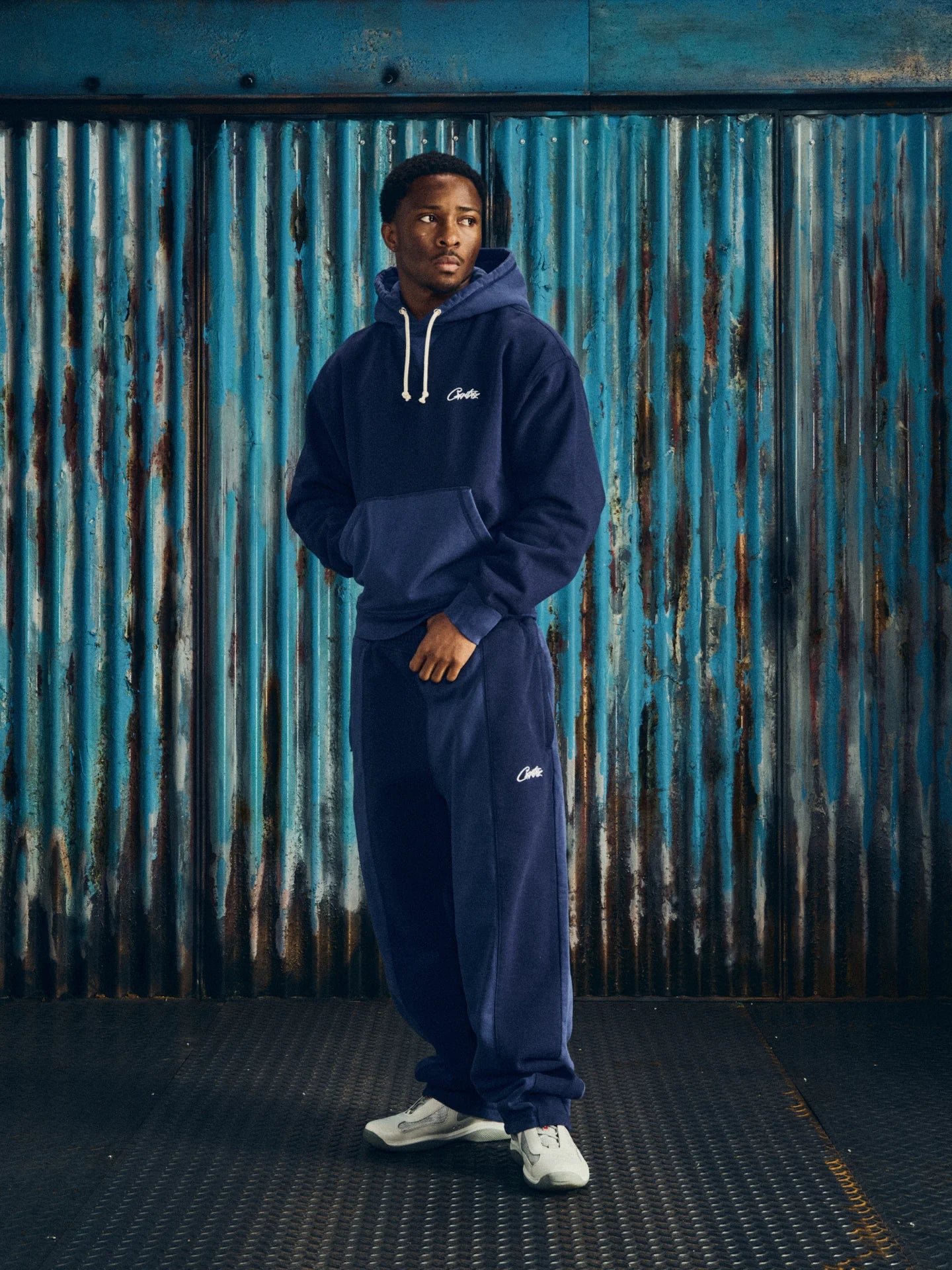 HMP CONTRAST OPEN HEM SWEATPANT