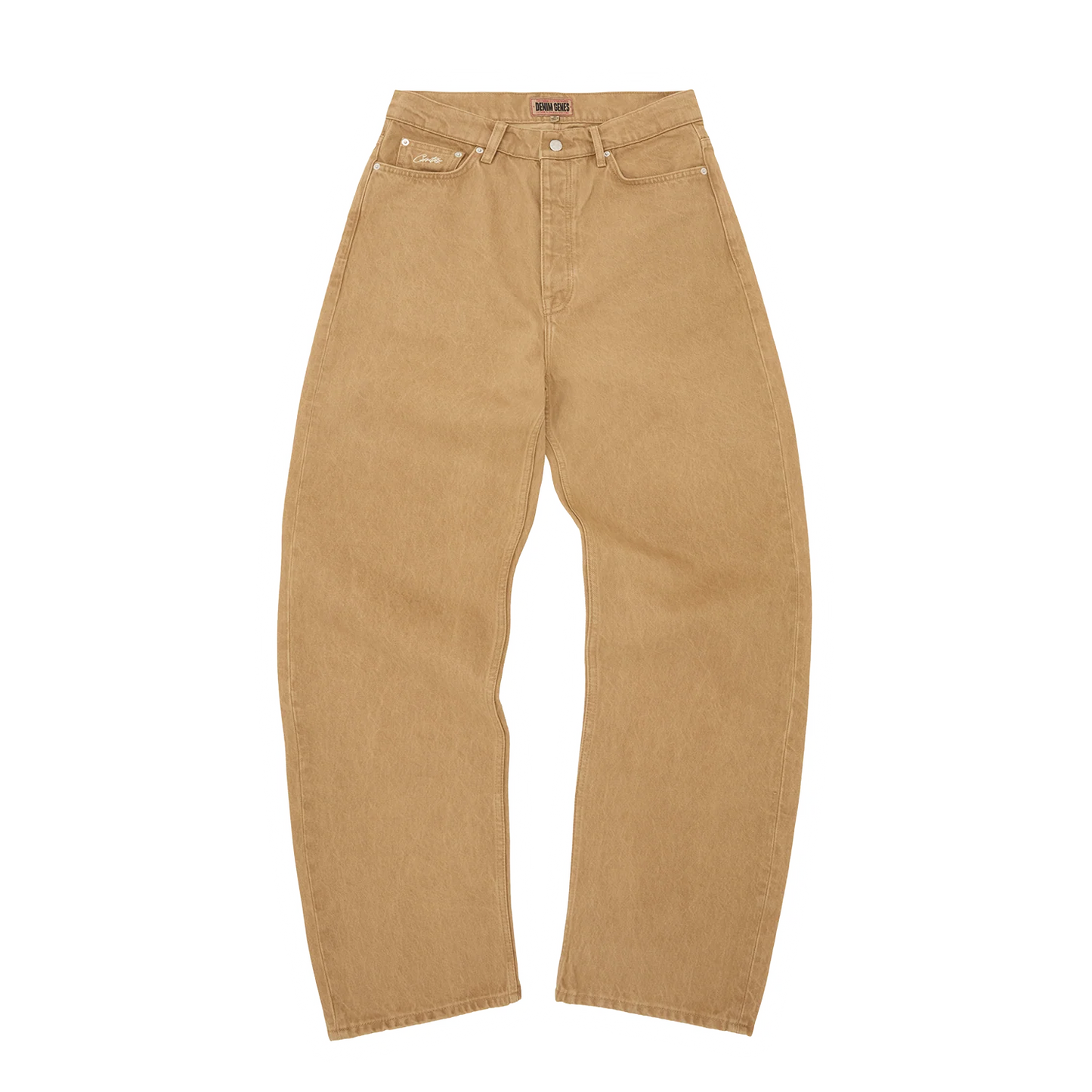 CREST CHAINSTITCH BAGGY JEANS