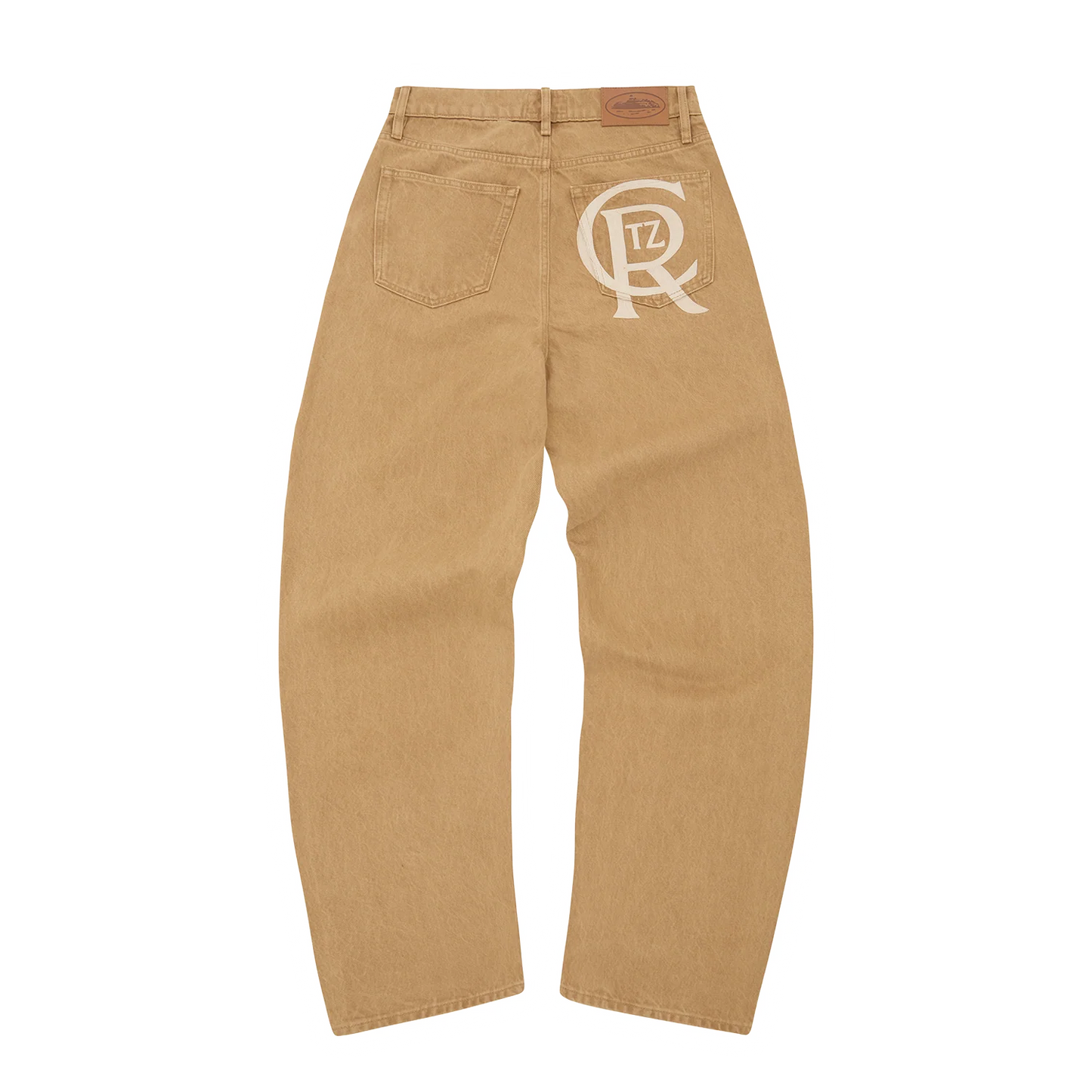 CREST CHAINSTITCH BAGGY JEANS