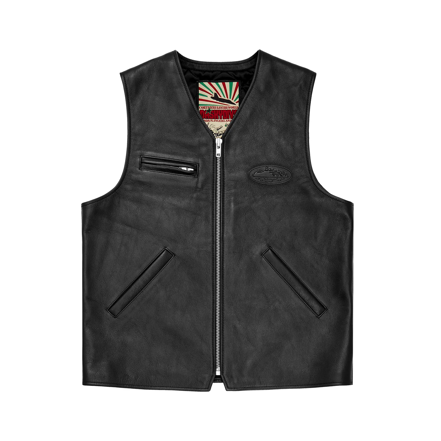 SKYDIVE LEATHER VEST