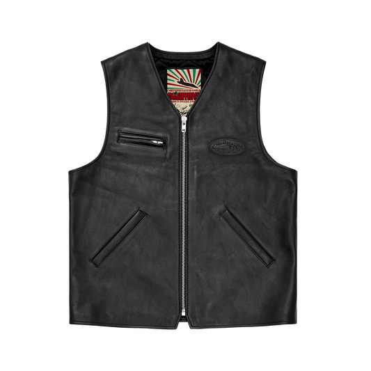 SKYDIVE LEATHER VEST