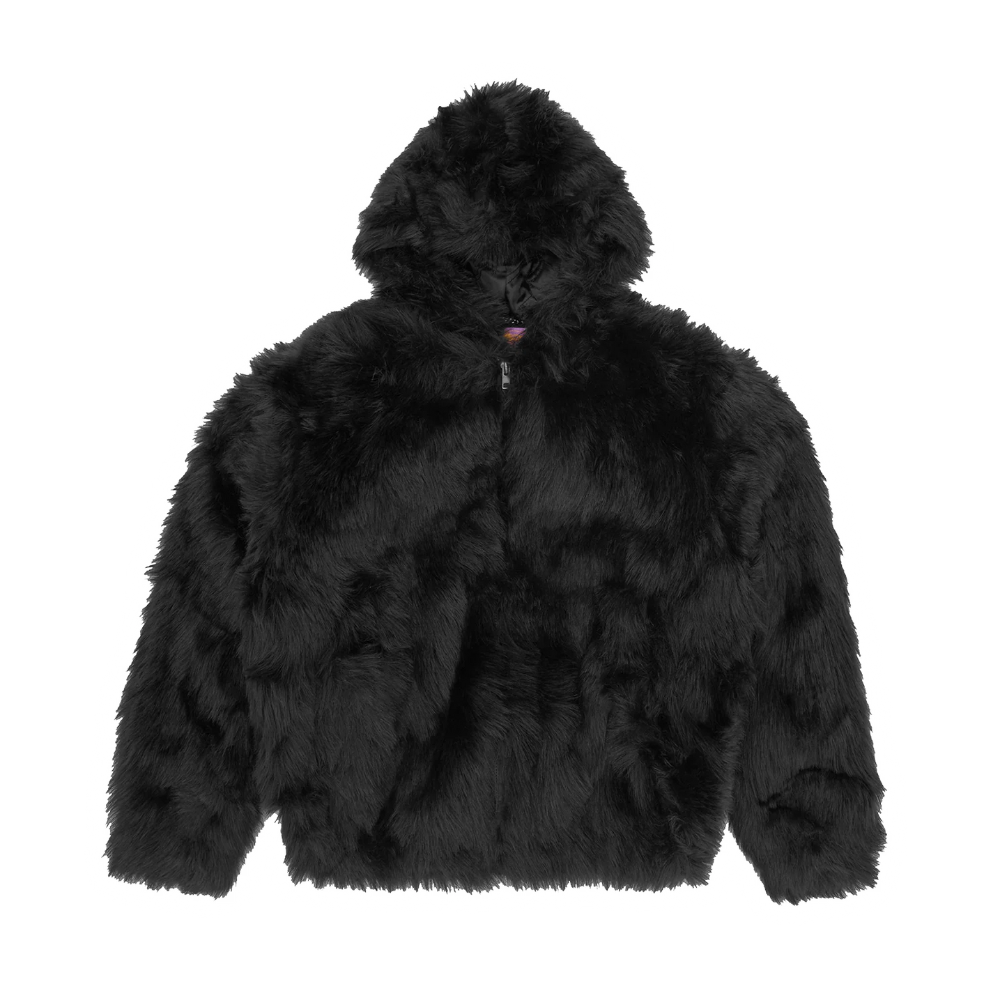 HOODED FUR JACKET