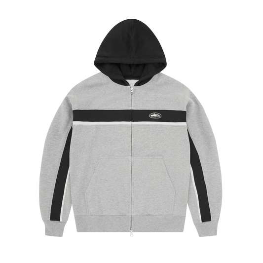 RIBBED SPORTEIZ ZIP HOODIE