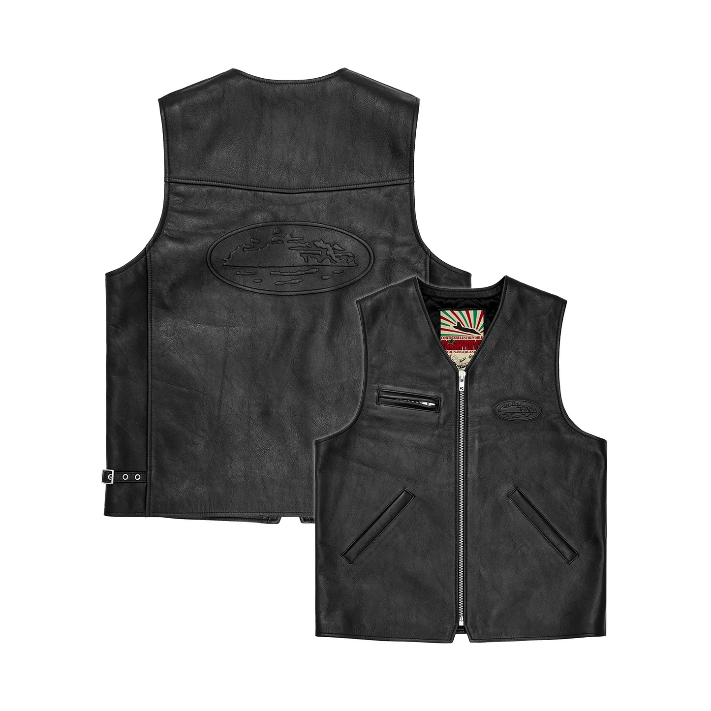 SKYDIVE LEATHER VEST