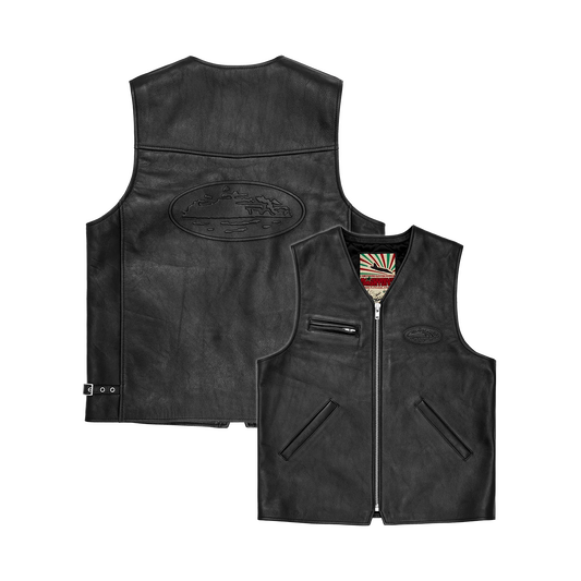 SKYDIVE LEATHER VEST
